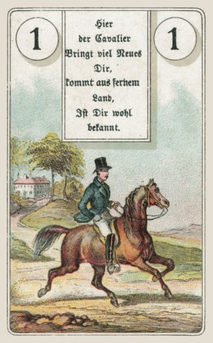 Lenormand Orakelspielkarten mit Versen: 36 Orakelspielkarten mit Versen Self-help