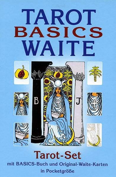 Tarot Basics. Waite Tarot. Buch und 78 Tarotkarten von A.E.Waite im Pocketformat Religion & Esotericism