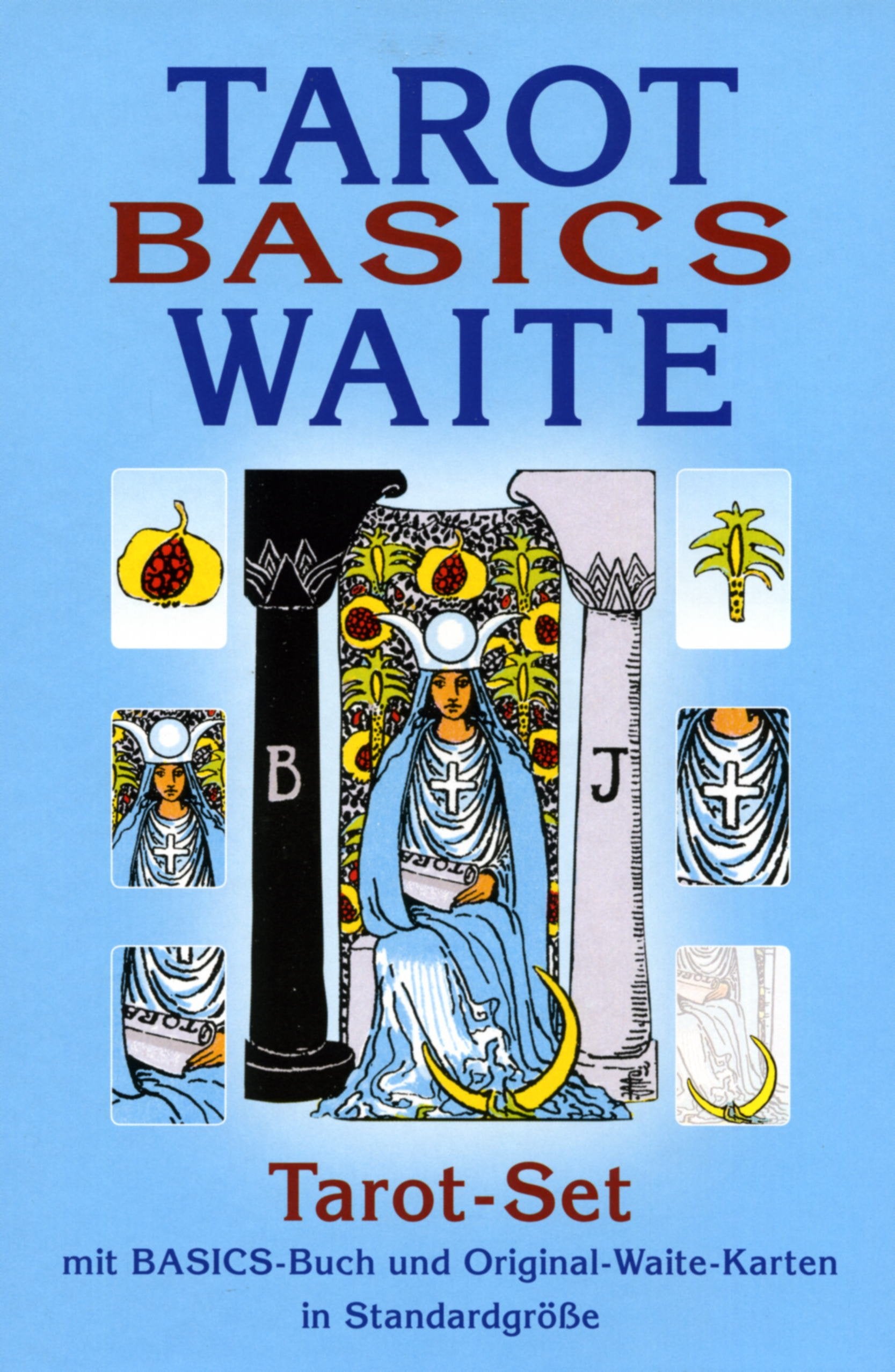 Tarot Basics: Waite Tarot. Set mit Buch + 78 Tarotkarten von A. E. Waite im Standardformat. Religion & Esotericism