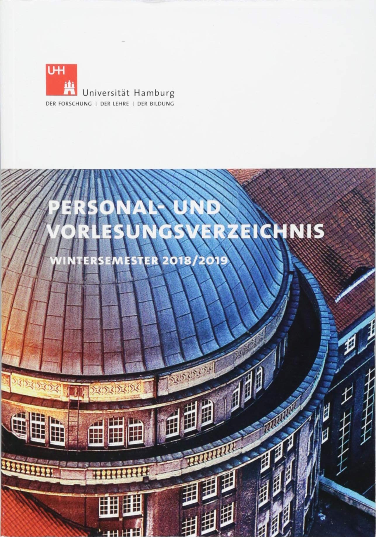 Personal- und Vorlesungsverzeichnis Wintersemester 2018/2019 Reference Books