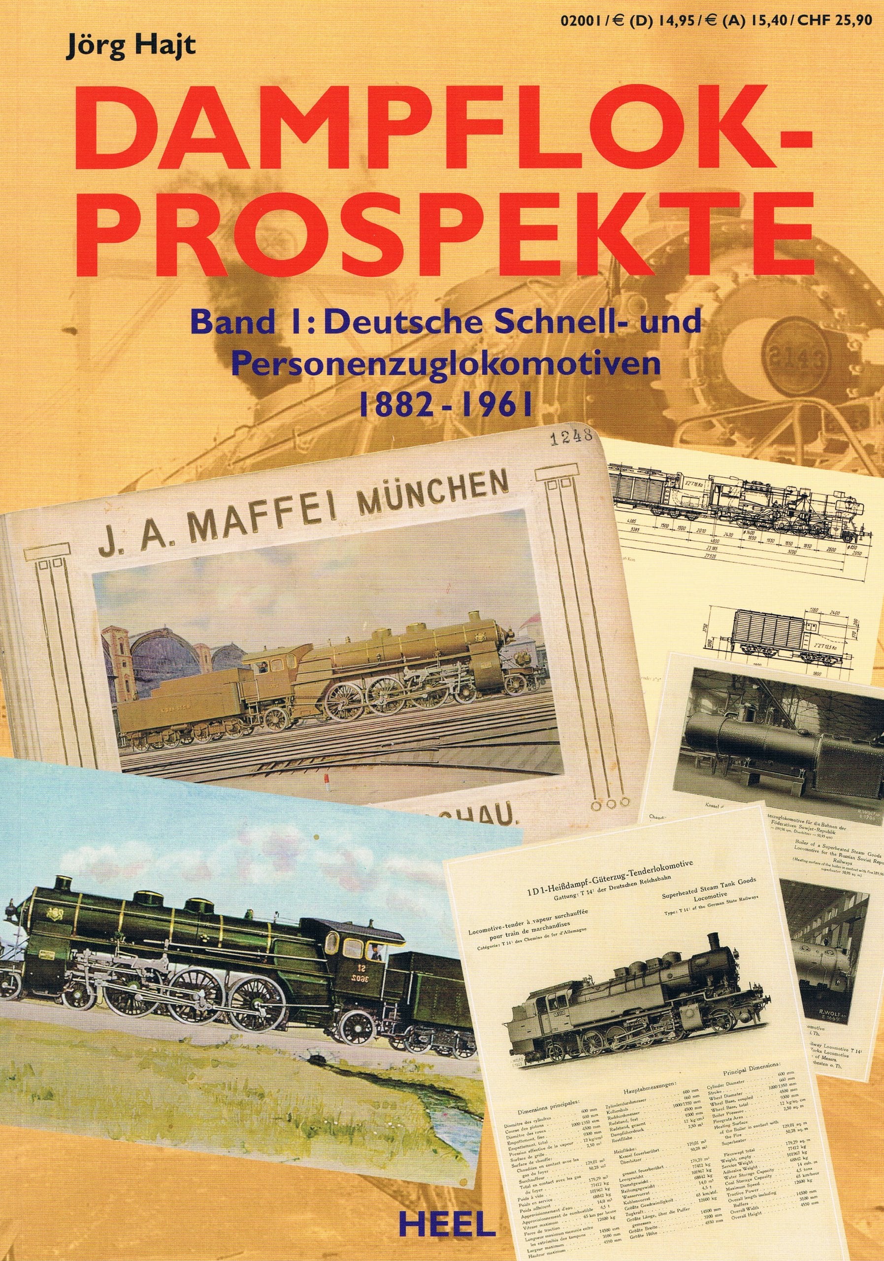 Damplok-Prospekte Band 1: Deutsche Schnell- und Personenzuglokomotiven 1882-1961 Leisure, Home & Garden