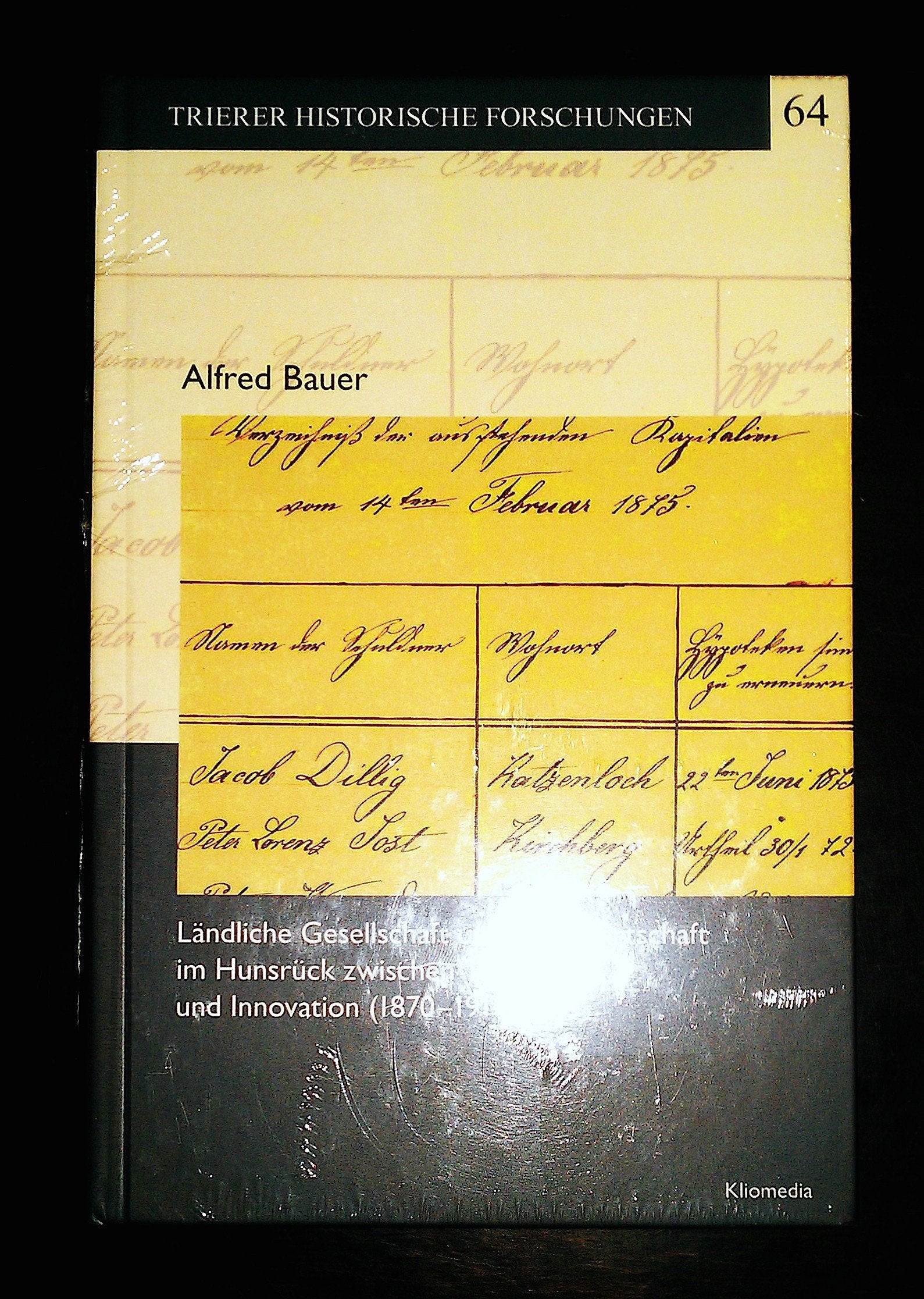 Ländliche Gesellschaft und Agrarwirtschaft im Hunsrück zwischen Tradition und Innovation (1870-1914) (Trierer Historische Forschungen) Politics & History