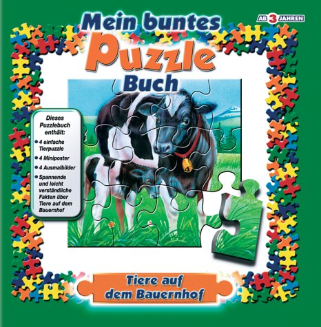 Mein buntes Puzzle-Buch. Tiere auf dem Bauernhof Books