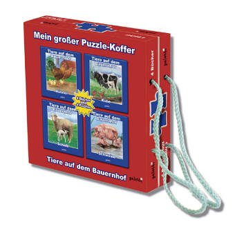 Mein großer Puzzle-Koffer : Tiere auf dem Bauernhof Children's books