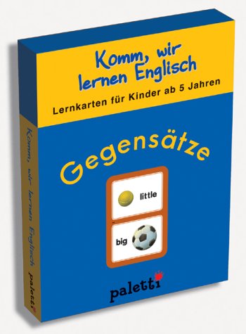 Komm, wir lernen Englisch - Gegensätze. Box mit Buch und 40 Seiten Books