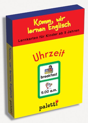 Komm, wir lernen Englisch - Uhrzeit. Box mit Buch und 40 Karten Books