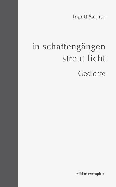 in schattengängen streut licht: Gedichte (Edition Exemplum) Poetry