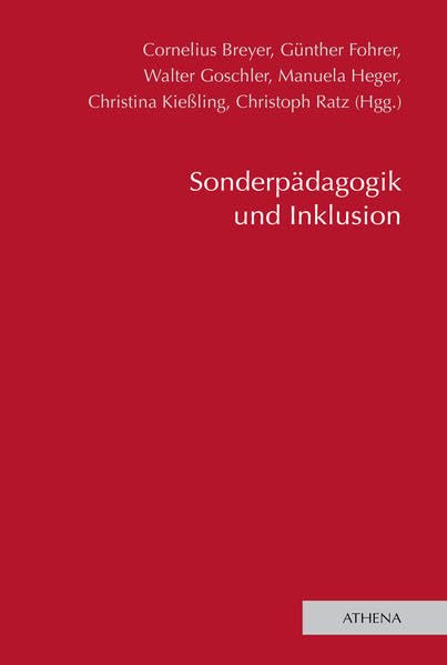 Sonderpädagogik und Inklusion (Lehren und Lernen mit behinderten Menschen) Education & Training