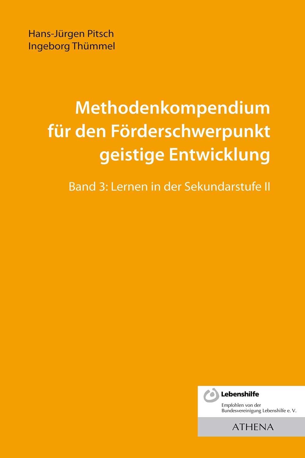 Methodenkompendium für den Förderschwerpunkt geistige Entwicklung: Band 3: Lernen in der Sekundarstufe II Education & Training