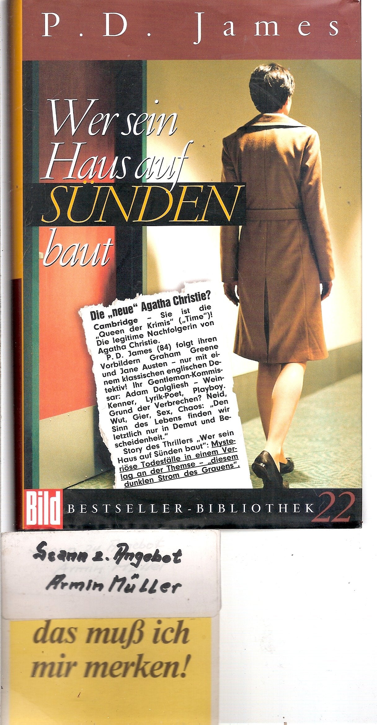 Wer sein Haus auf Sünden baut. Bild Bestseller Bibliothek Band 22 Contemporary literature