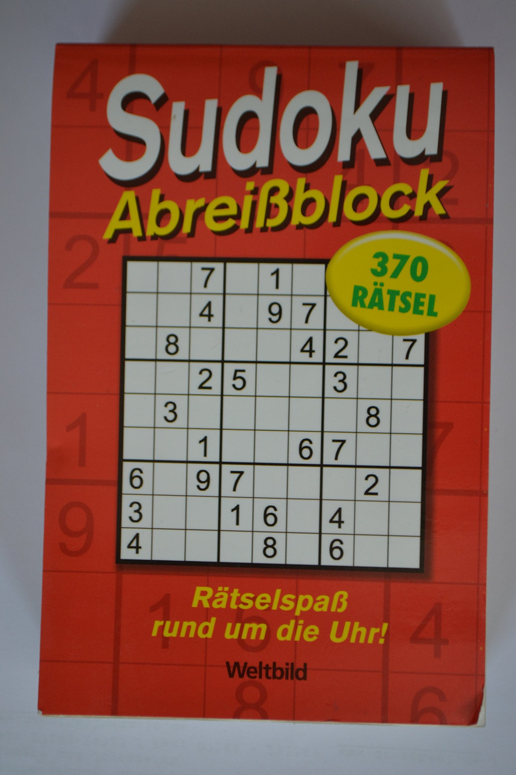Sudoku Abreissblock: 370 Rätsel Leisure & Fun