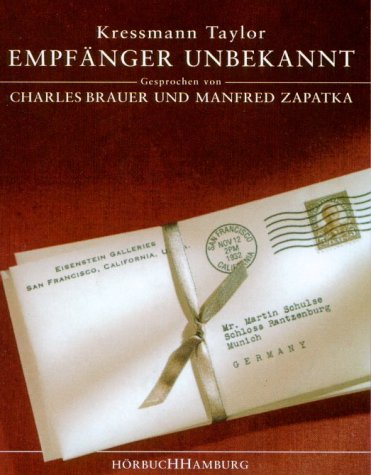 Empfänger unbekannt Contemporary literature