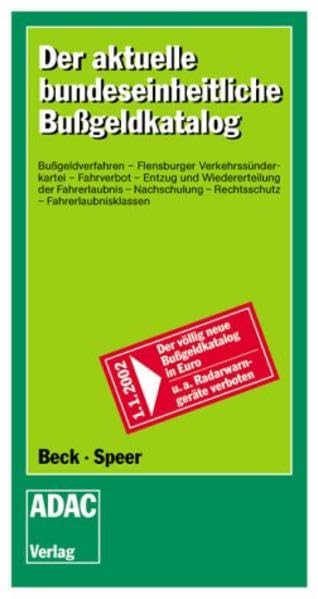 Der aktuelle bundeseinheitliche Bußgeldkatalog Law