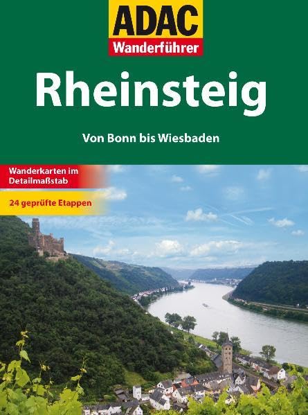 ADAC Wanderführer Rheinsteig: Von Bonn bis Wiesbaden. 24 geprüfte Etappen Leisure, Home & Garden