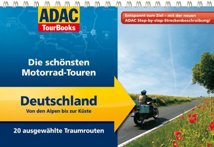 ADAC TourBooks Deutschland: Von den Alpen bis zur Küste: Die schönsten Motorrad-Touren Leisure, Home & Garden