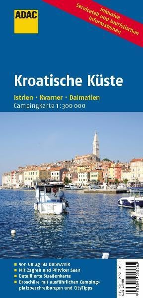 ADAC Camping Karte Kroatische Küste: Istrien, Kvarner Golf, Dalmatien (ADAC Campingführer) Leisure, Home & Garden