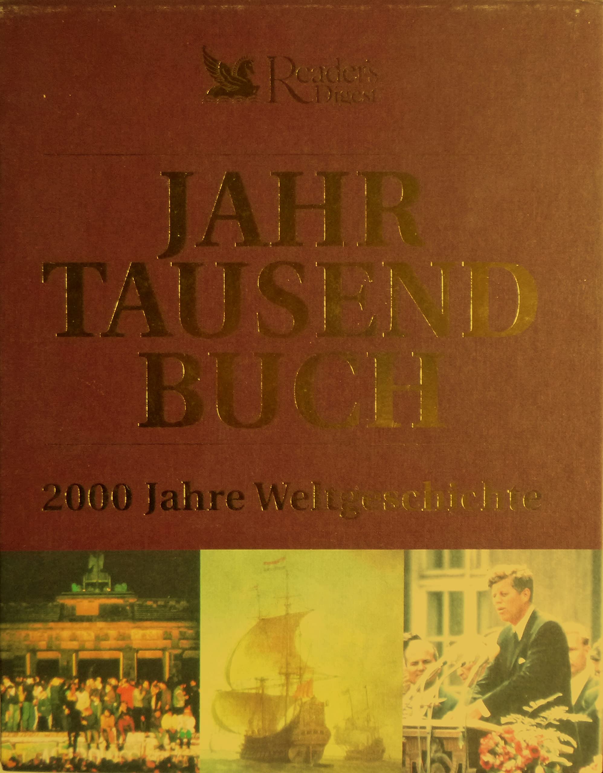 jahrtausendbuch-2000-jahre-weltgeschichte-komplett-in-zwei-b-auml-nden-im-originalkarton book