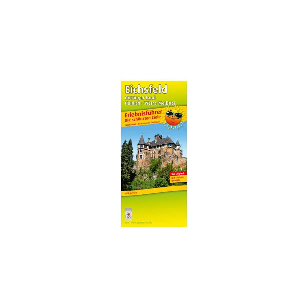 Erlebnisführer Eichsfeld - Göttinger Land - Hainich - Werra-Meißner 1 : 110 000 Leisure, Home & Garden