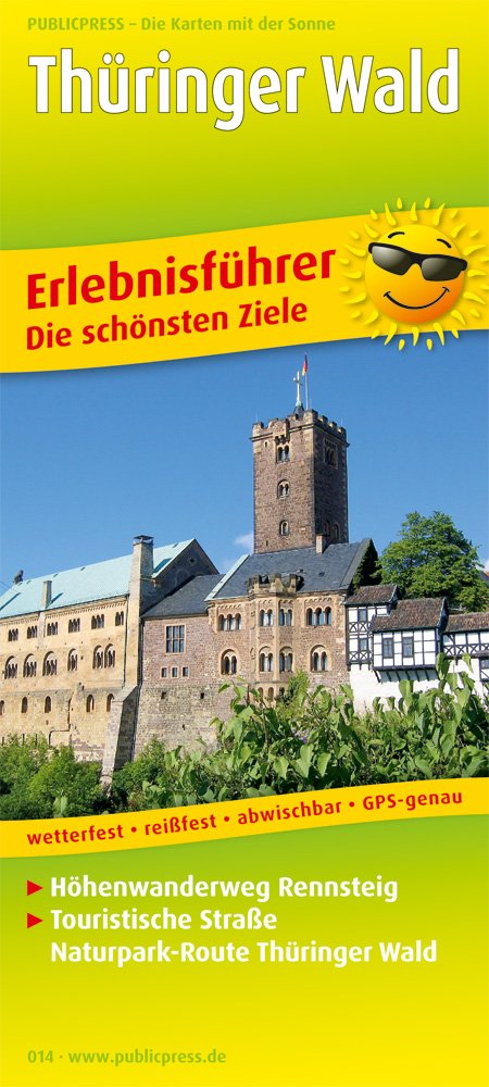 Erlebnisführer Thüringer Wald mit Rennsteig 1 : 140 000 Leisure, Home & Garden