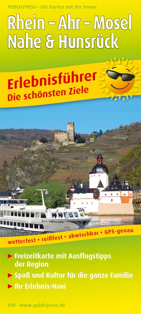 Erlebnisführer Rhein, Ahr, Mosel, Nahe & Hunsrück 1 : 140 000 Leisure, Home & Garden