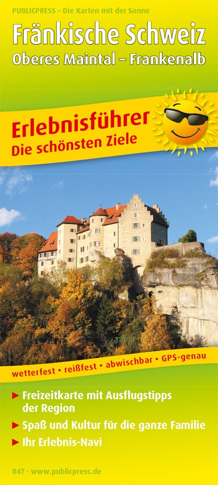 Fränkische Schweiz - Oberes Maintal - Frankenalb: Erlebnisführer mit Informationen zu Freizeiteinrichtungen auf der Kartenrückseite, wetterfest, ... Die schönsten Ziele (Erlebnisführer / EF) Leisure, Home & Garden