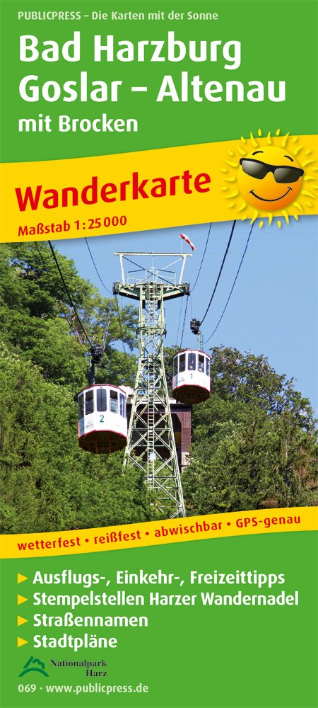 Wanderkarte Bad Harzburg, Goslar, Altenau mit Brocken 1 : 25 000 Leisure, Home & Garden