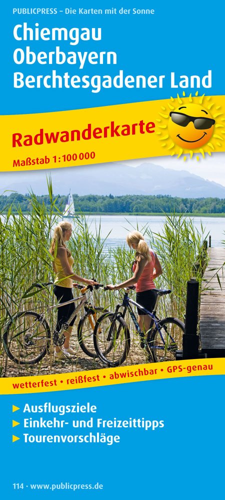 Radwanderkarte Chiemgau - Oberbayern - Berchtesgadener Land 1 : 100 000 Leisure, Home & Garden