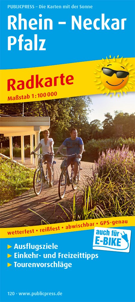 Rhein - Neckar - Pfalz Radwanderkarte 1 : 100 000 Leisure, Home & Garden