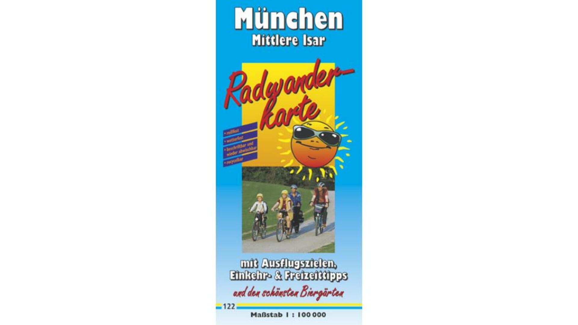 Radwanderkarte München - Mittlere Isar 1 : 100 000 Leisure, Home & Garden