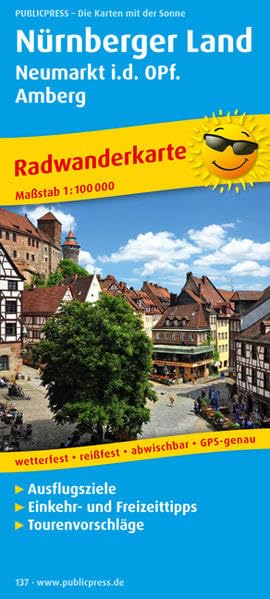 Radwanderkarte Nürnberger Land - Neumarkt i.d.OPf, Amberg 1 : 100 000 Leisure, Home & Garden