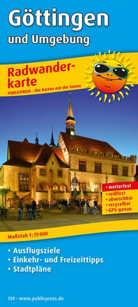 Radwanderkarte Göttingen und Umgebung 1 : 75 000 Leisure, Home & Garden
