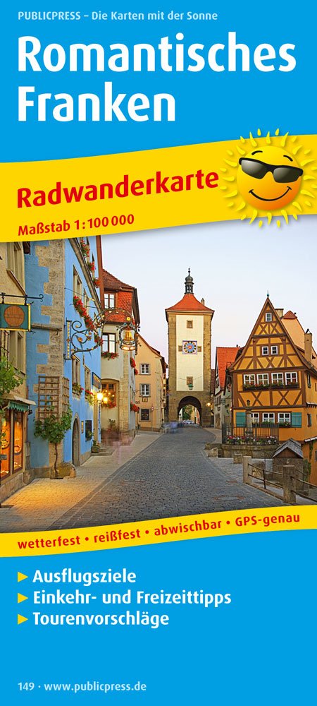 Radwanderkarte Romantisches Franken 1 : 100 000 Leisure, Home & Garden Books