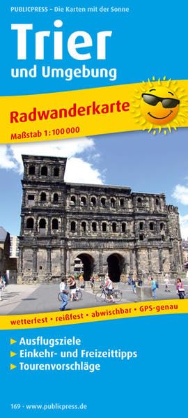 Trier und Umgebung. Radwanderkarte 1 : 100 000 Leisure, Home & Garden
