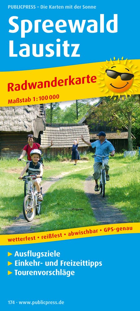 Product Image: Radwanderkarte Spreewald - Lausitz 1 : 100 000