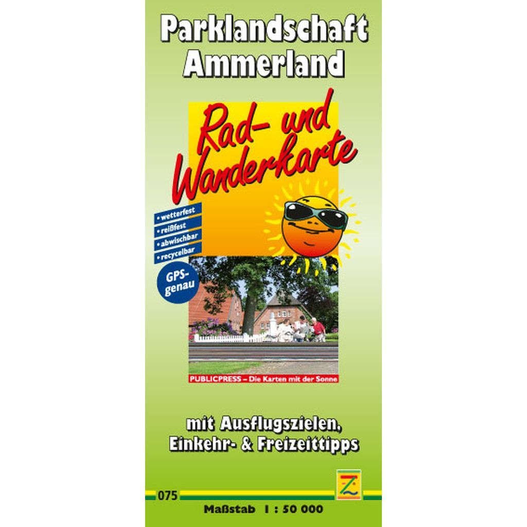 Rad- und Wanderkarte Eiderstedt, St. Peter-Ording - Husum - Nordstrand - Pellworm 1 : 60 000 Leisure, Home & Garden