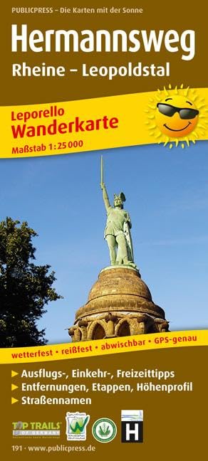 Hermannsweg, Rheine - Leopoldstal . 1:25 000 Leisure, Home & Garden