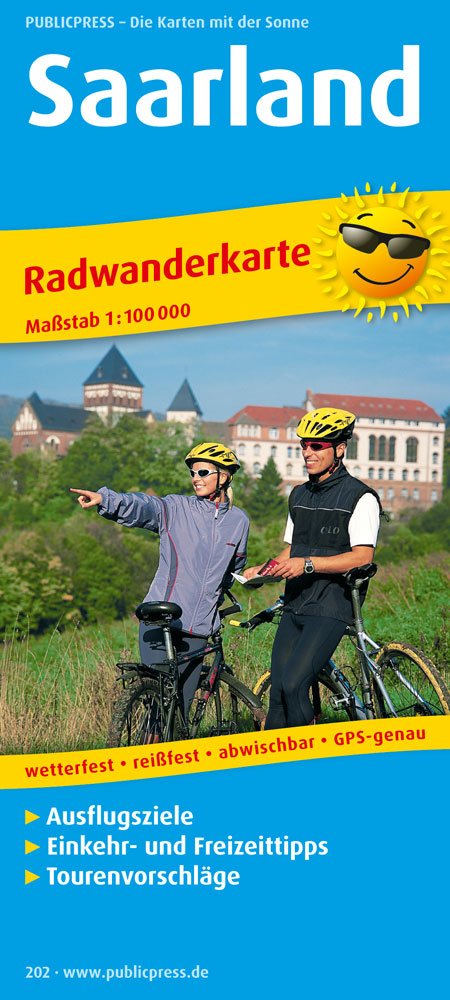 Product Image: Saarland Radwanderkarte 1 : 100 000