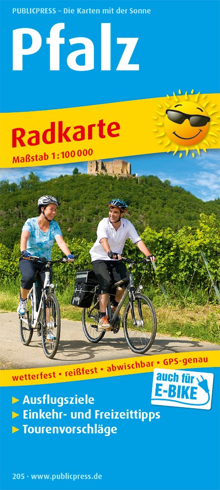 Product Image: Radwanderkarte Pfalz 1 : 100 000