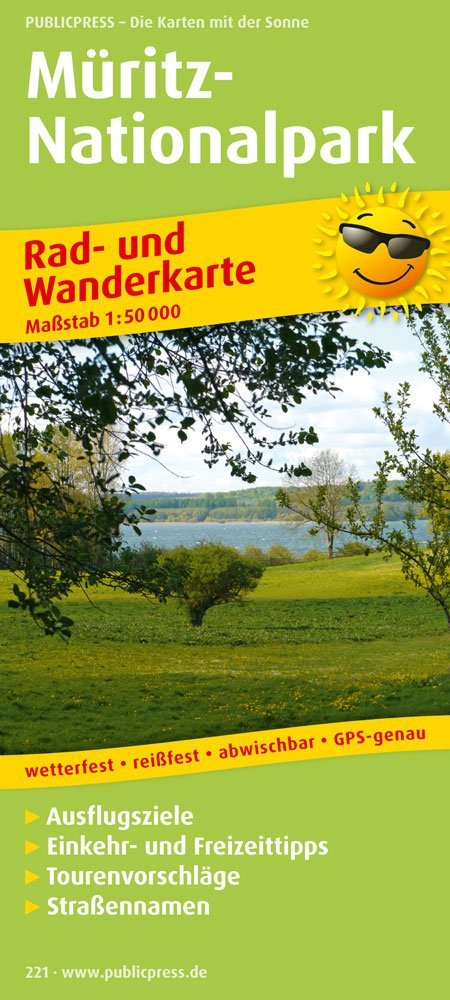Müritz-Nationalpark Rad- und Wanderkarte 1 : 50 000 Leisure, Home & Garden