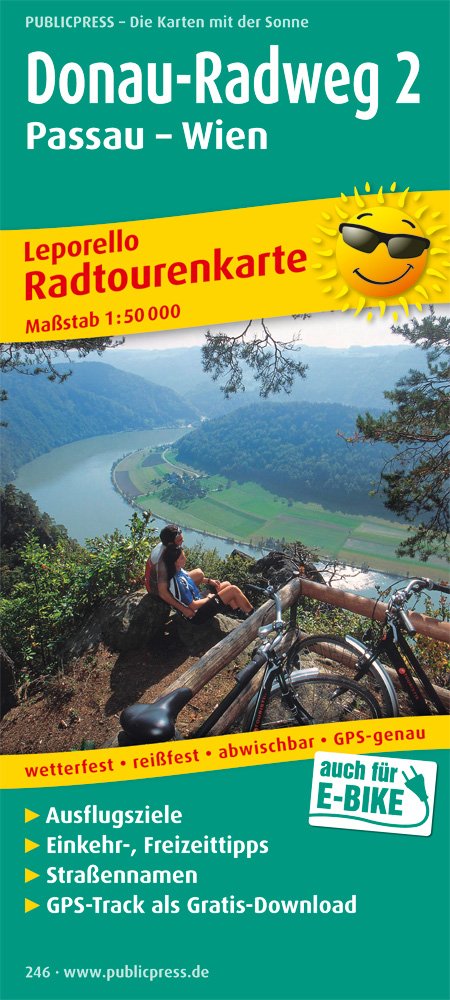 Donau-Radweg 2, Passau - Wien 1 : 50 000 Leisure, Home & Garden