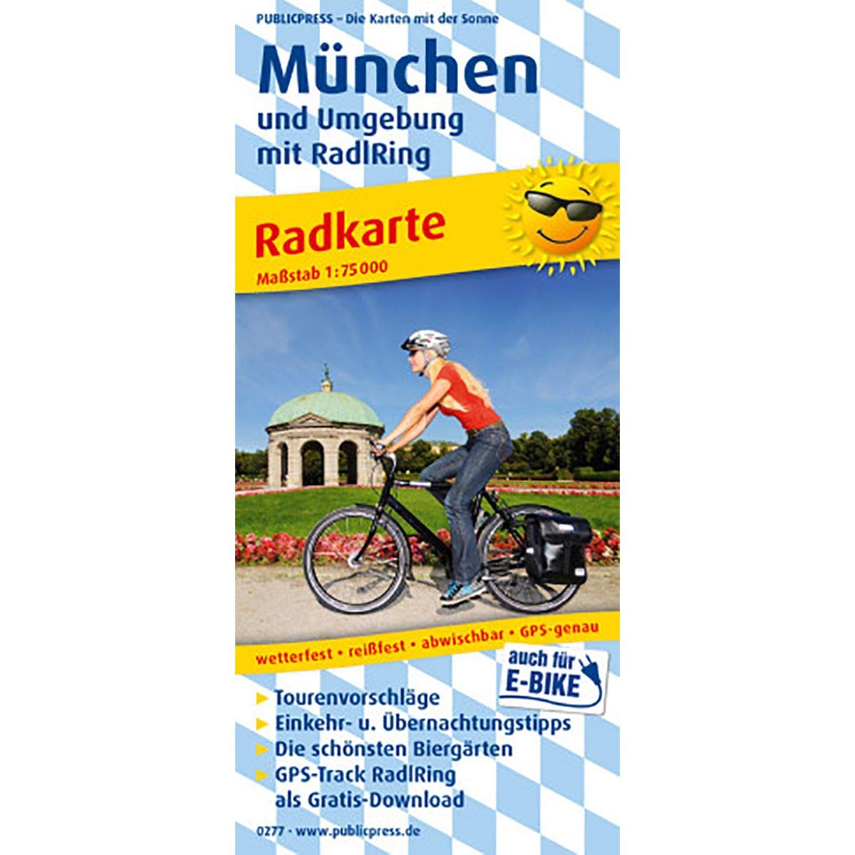 München und Umgebung mit RadlRing: Radkarte mit den schönsten Biergärten, wetterfest, reissfest, abwischbar, GPS-genau. 1:75000 Leisure, Home & Garden