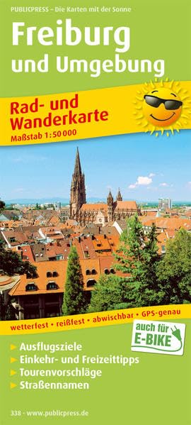 Freiburg und Umgebung Rad- und Wanderkarte 1 : 50 000 Leisure, Home & Garden
