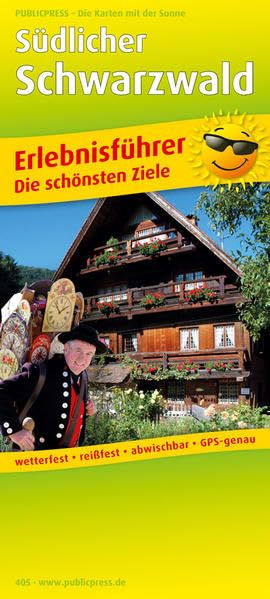 Erlebnisführer Südlicher Schwarzwald 1 : 170 000 Leisure, Home & Garden
