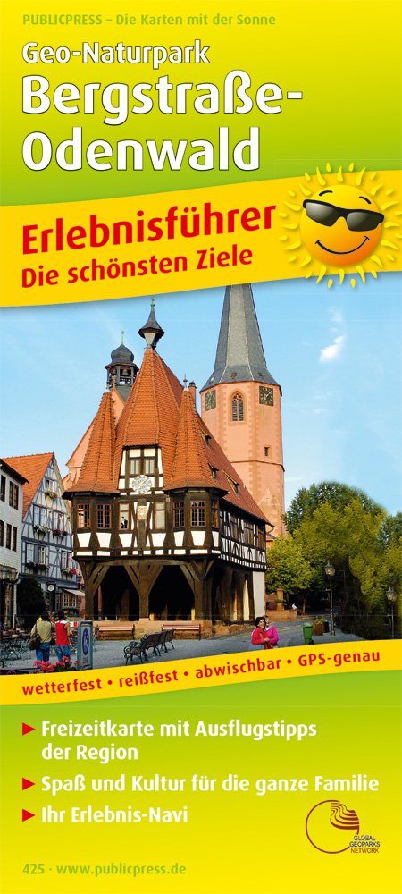 Erlebnisführer Geo-Naturpark Bergstraße-Odenwald 1 : 120 000 Leisure, Home & Garden