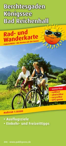 Berchtesgaden - Königssee - Bad Reichenhall. Rad- und Wanderkarte 1 : 50 000 Leisure, Home & Garden
