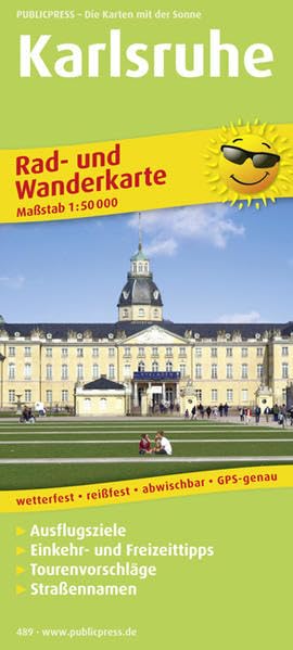 Rad- und Wanderkarte Karlsruhe 1 : 50 000 book