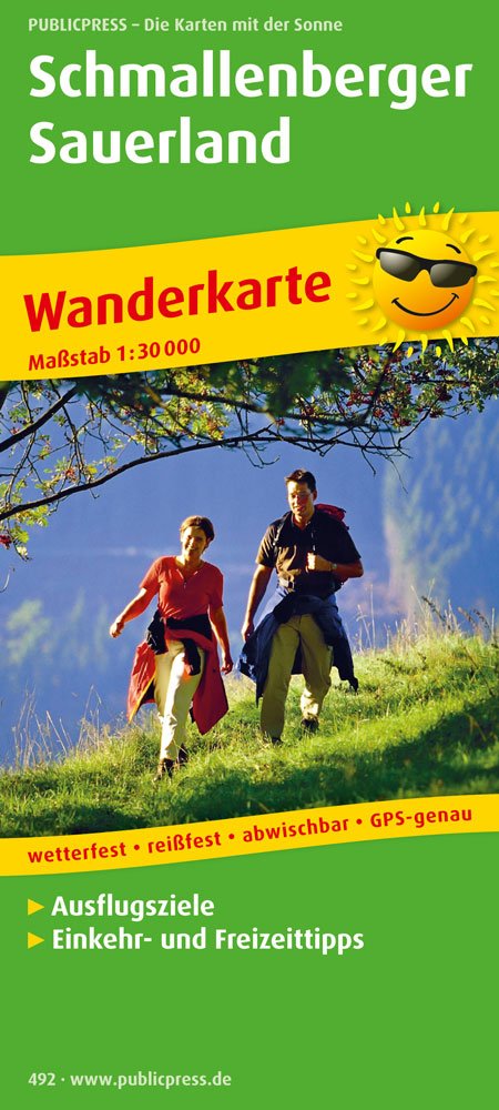 Schmallenberger Sauerland: Wanderkarte mit Nebenkarte Oberhundem - Wingeshausen, Ausflugszielen, Einkehr- & Freizeittipps, wetterfest, reissfest, abwischbar, GPS-genau. 1:30000 (Wanderkarte / WK) Leisure, Home & Garden