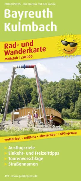 Rad- und Wanderkarte Bayreuth - Kulmbach 1 : 50 000 book