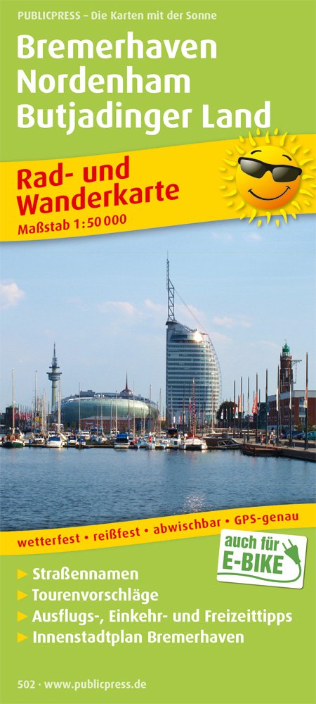 Rad- und Wanderkarte Bremerhaven - Nordenham - Butjadinger Land 1 : 50 000 book