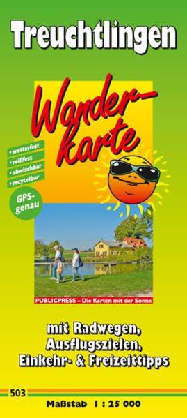 Wanderkarte Treuchtlingen: Mit Radwegen, Ausflugszielen, Einkehr- & Freizeittipps, wetterfest, reissfest, abwischbar, GPS-genau. 1:25000 Leisure, Home & Garden